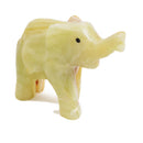 British Fossils Carved Elephant 7.5cm