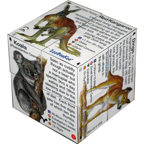 Zoobookoo Cube Book Australian Wildlife