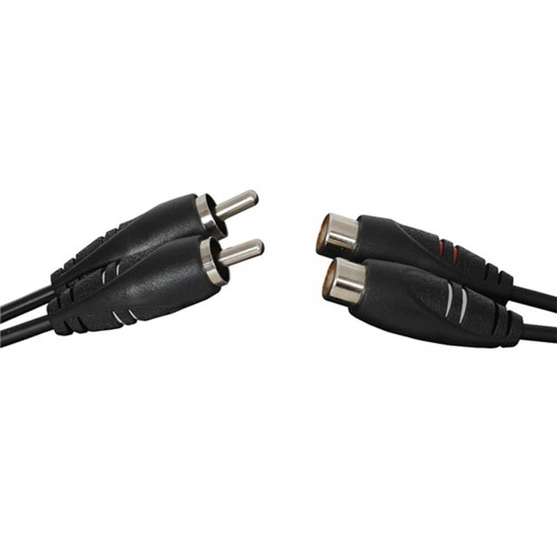 2 x RCA Plugs to 2 x RCA Sockets Audio Cable