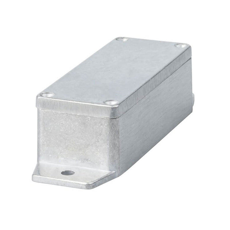 Förseglad aluminiumdiecastbox med fläns