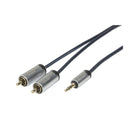 Concord 3,5 mm stereotulppa 2 RCA -pistokkeeseen