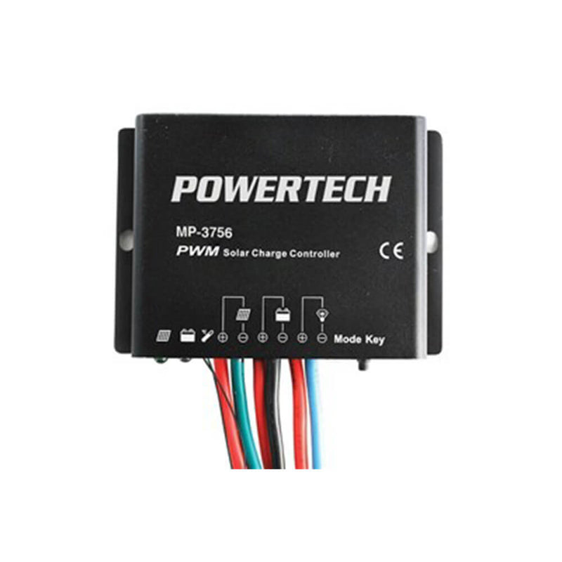 PowerTech PWM Solar Charge Controller (12V eller 24V)