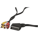 Scart Plug to 6 RCA Plugs Audio Visual Cable (1.5m)