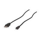 USB 2.0 Type-A-kontakt till mikro-typ-B-kabel