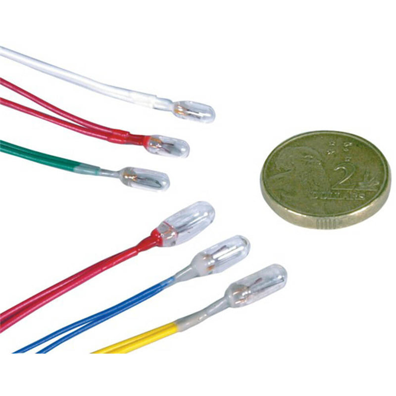 Föransluten kabel minilampa (4x10mm)