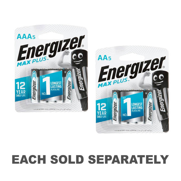 Energizer Max Plus Batteries 1.5V (5pk)