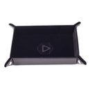 Dö hårda tärningar fällande rektangelbricka