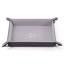 Dö hårda tärningar fällande rektangelbricka