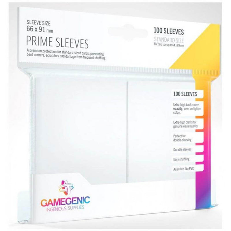 Gamegenic Prime Card -ärmar (66mm x 91mm 100 -tal)