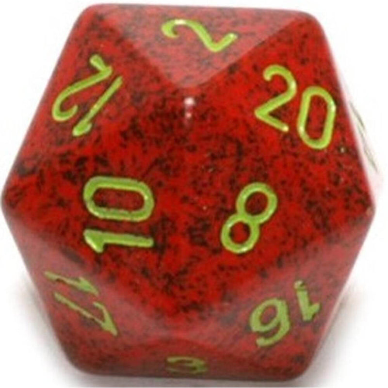 D20 -noppaa pilkkua (34 mm)