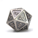 D20 Die Hard Dice Metal Mythica Battleworn (singel)