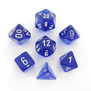 D7 Die Set Dice Translucent Poly (7 noppaa)