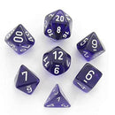 D7 Die Set Dice Translucent Poly (7 noppaa)