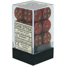 D6 Dice Glitter 16mm (12 Dice)