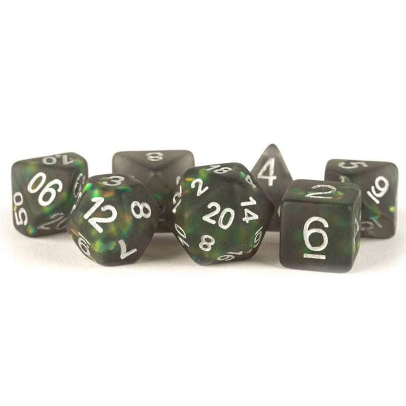 MDG ICy Opaal Dice Set 16 mm Poly