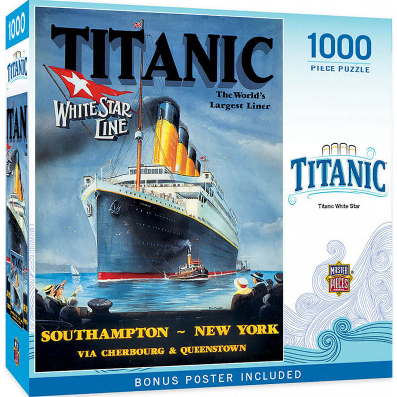 Mestariteokset Titanic 1000pc: n palapeli