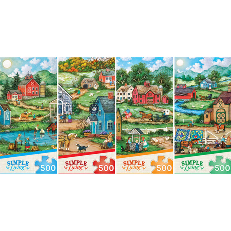 Masterpieces 4-pack 500 st pussel