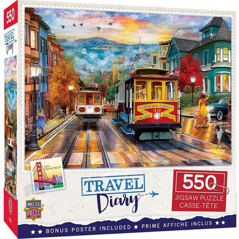 Masterpieces Travel Diary 550pc pussel