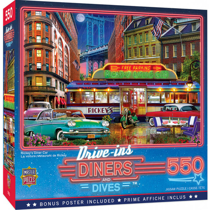 Drive-Ins Diners & Dives 550pc Palapeli