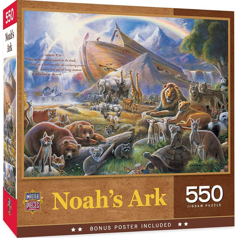 Mästerverk inspirerande Noahs arkpussel