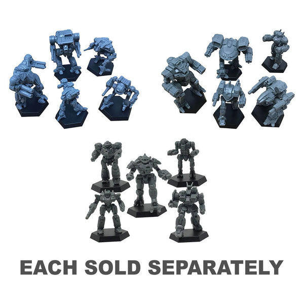 BattleTech RPG Five Miniatures Collection