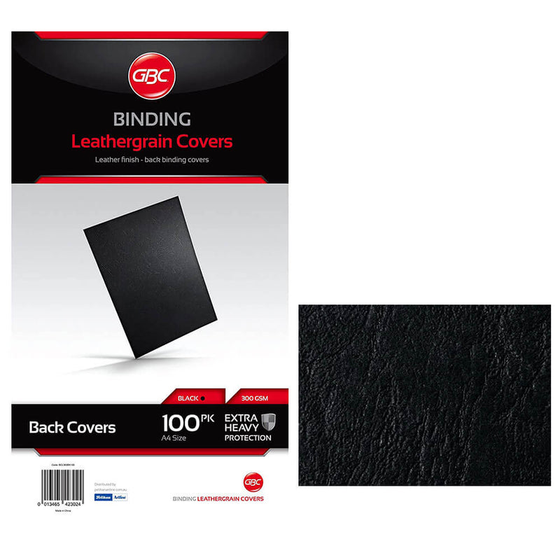 GBC Ibico Leathergrain Binding täcker A4 100PK