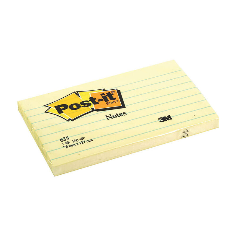 Post-It Notes Fodrade gul (12pk)