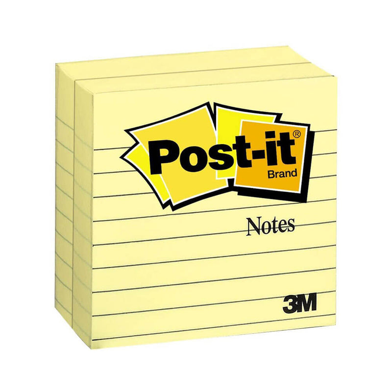 Post- IT-muistiinpanot vuorattu keltainen (12PK)