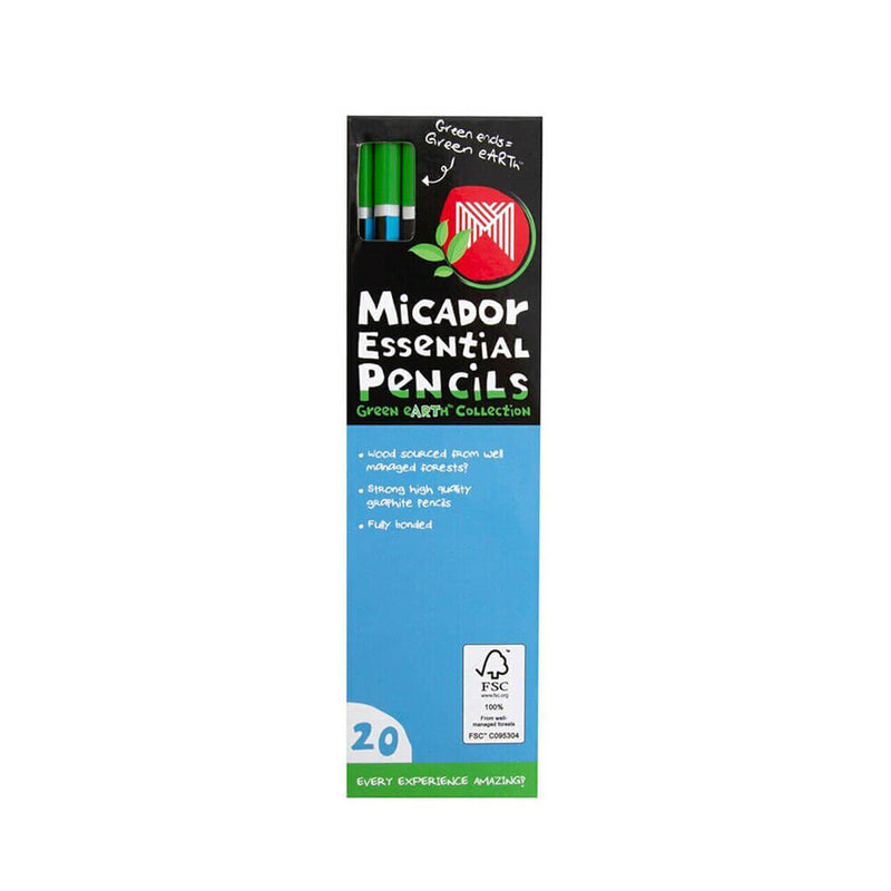 Micador Essential Graphite Pennor (20PK)