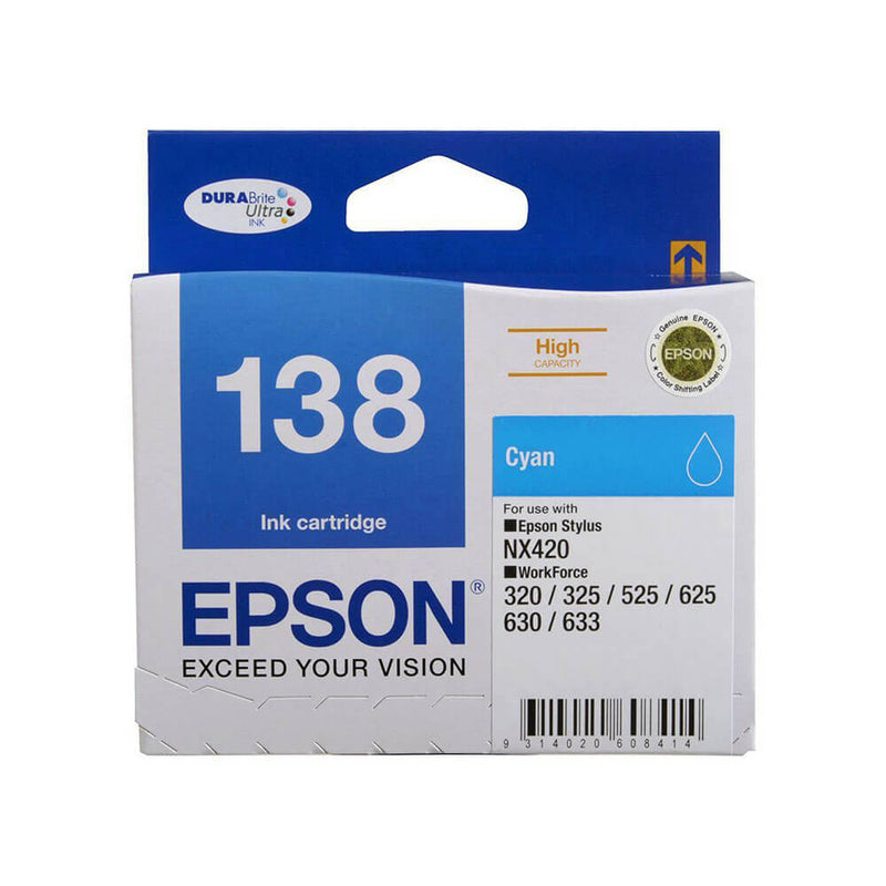 Epson High Yield Inkjet Cartridge T138