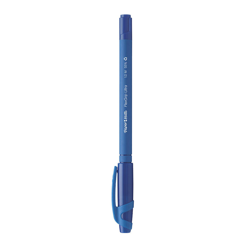 FAPERMATE FLEX GRIP Ultra Stick Pen 1.0mm 12pk