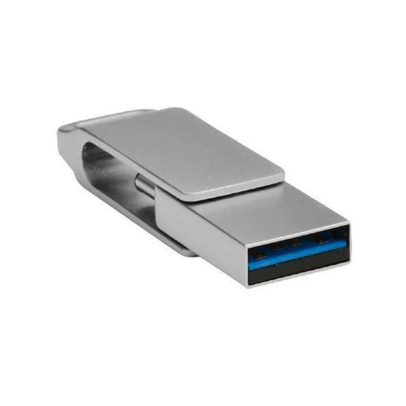 Shintaro USB-C ja USB-A Pocket -levy (hopea)
