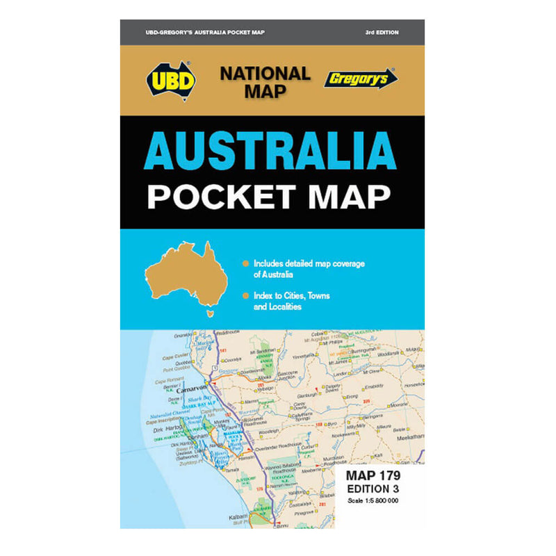 UBD Gregoryn Australia -kartta