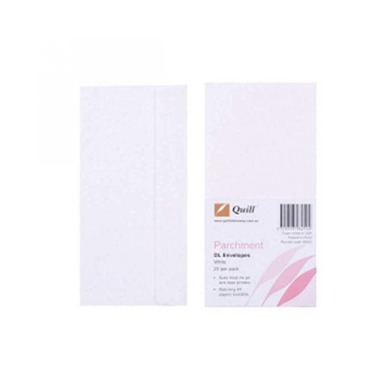 Quill Parchment -kuvert DL (25PK)
