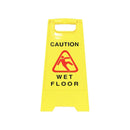 Cleanlink Wet Floor Safety Sign 32x31x65cm (Yellow)