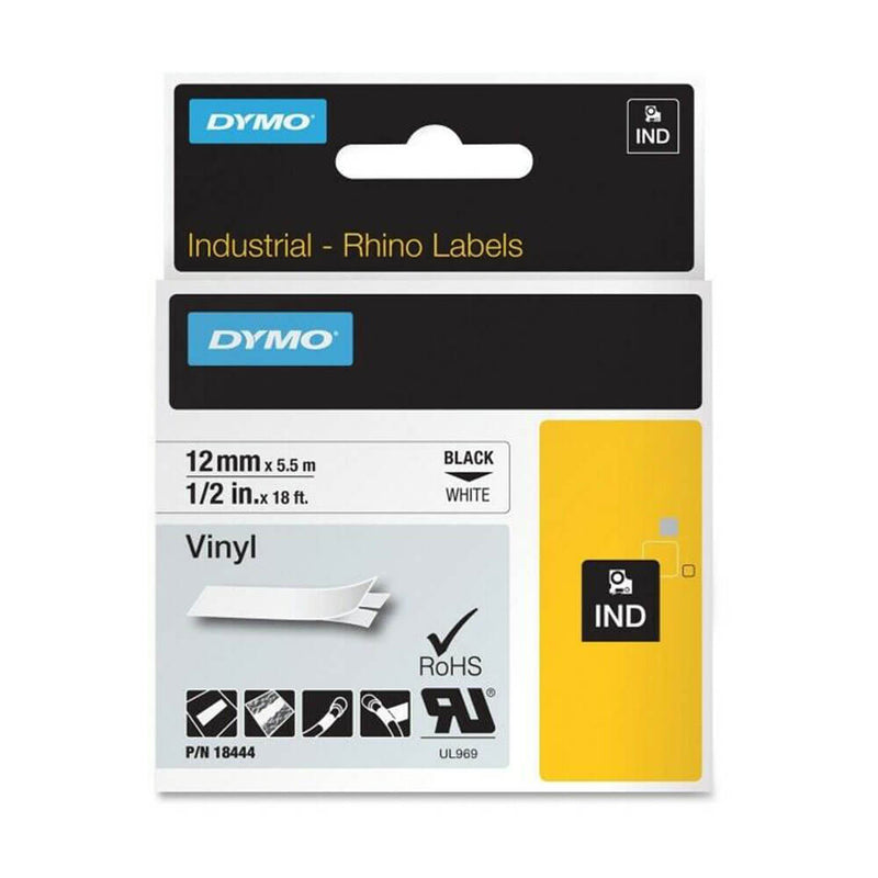 Dymo Tape Etikett White (12mmx5,5m)
