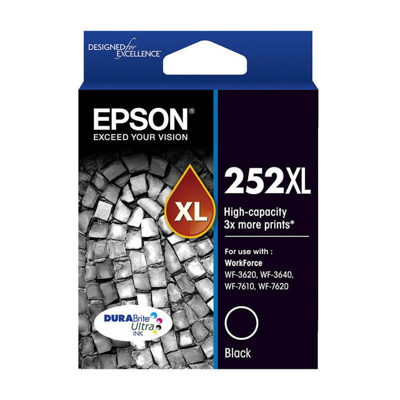 Epson-suuren kapasiteetin mustesasetti 252xl