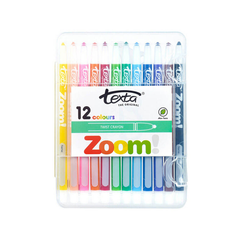 Texta Zoom Twist Crayons -valikoima (12PK)