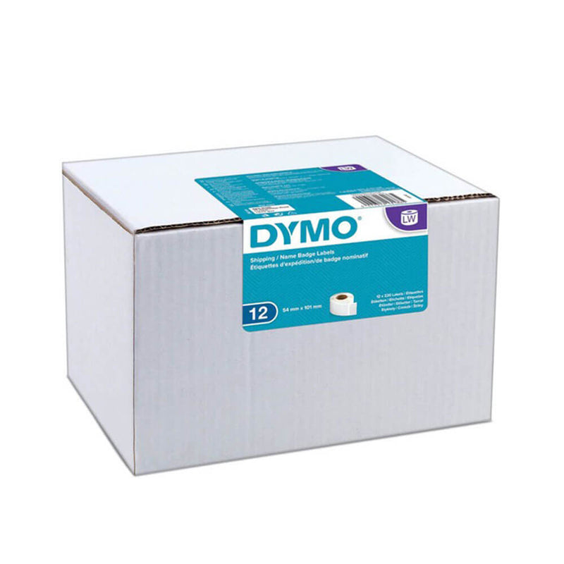 Dymo -lähettäjäpaperin tarra 54x101mm valkoinen