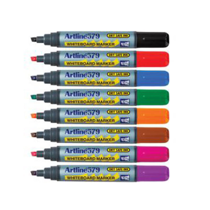 Artline whiteboard markör 5mm mejsel diverse