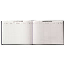 Debden Corporate Visitors Book 300x200mm Black (192 pages)