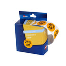 Avery-itseliimautuvat etiketit 500kpl 24 mm (oranssi)