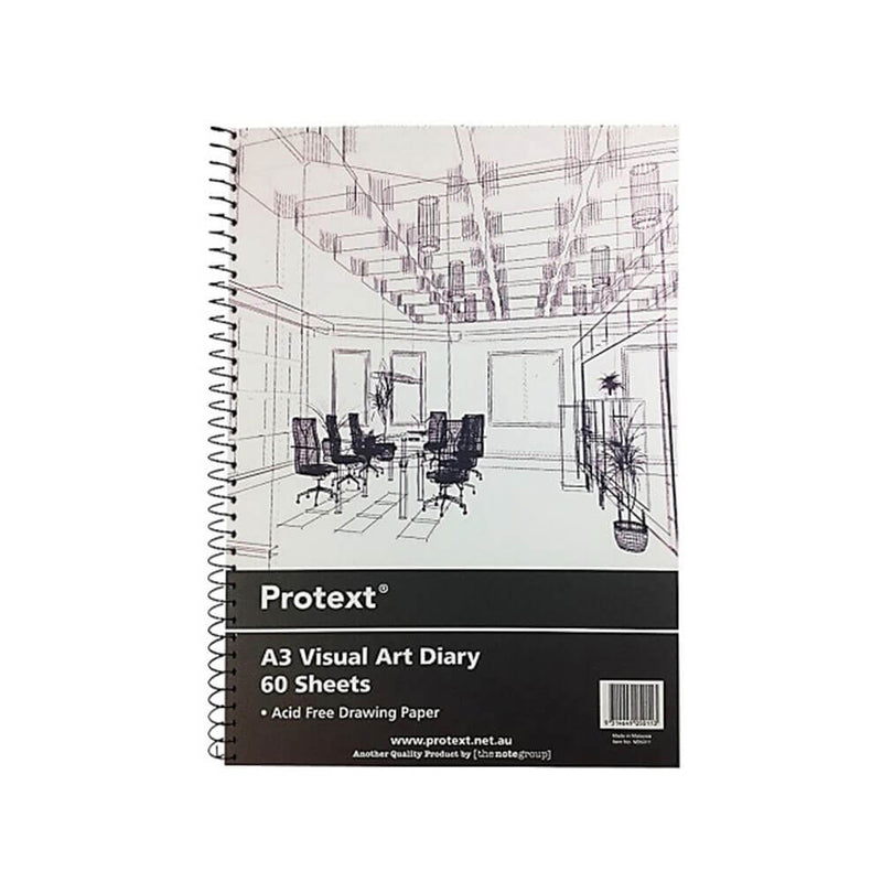 Protext Visual Art Diary 60 Sheets 110gsm (vit)