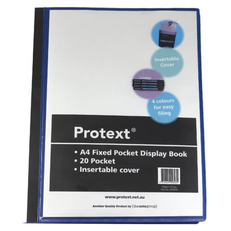 Protext Insert Cover Display Book A4 (svart)
