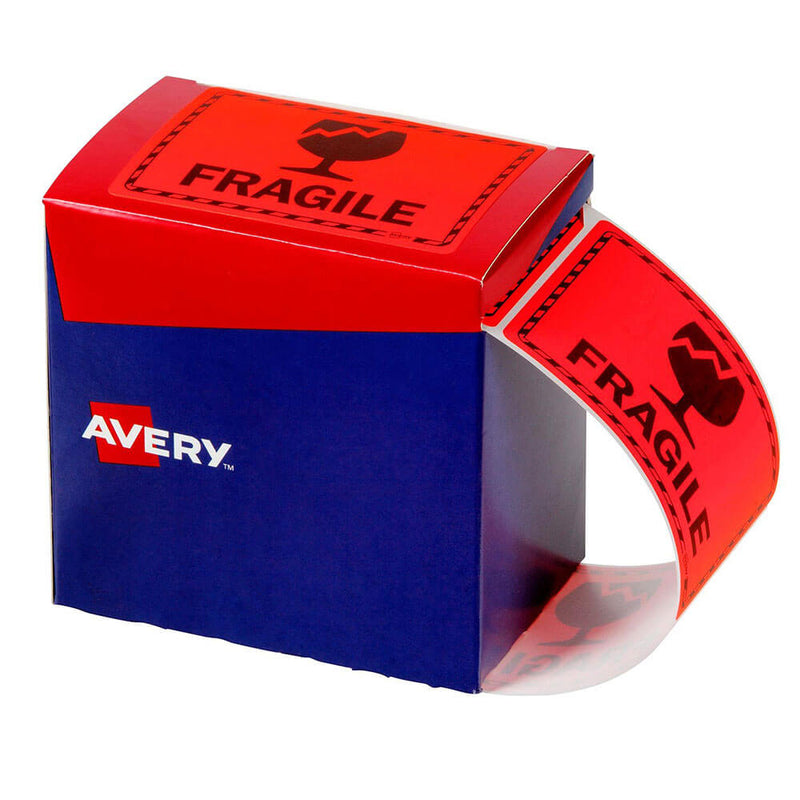 Avery Fragile -tarrat 750kpl (75x99,6 mm)