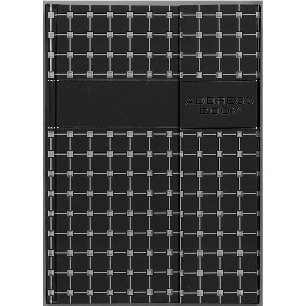 Ozcorp Argyle Hard Cover Address Book 124 Pages (A5)