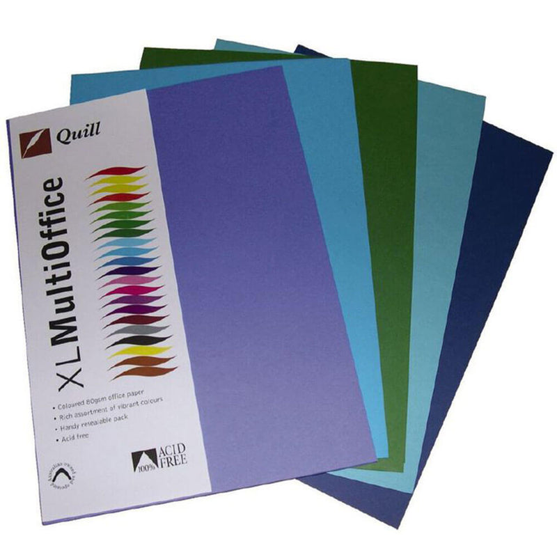 Quill Multiffice Paper 100PK 80GSM A4 (valikoima)