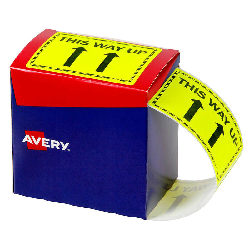 Avery -etiketit 750kpl 75x99,6 mm (keltainen)