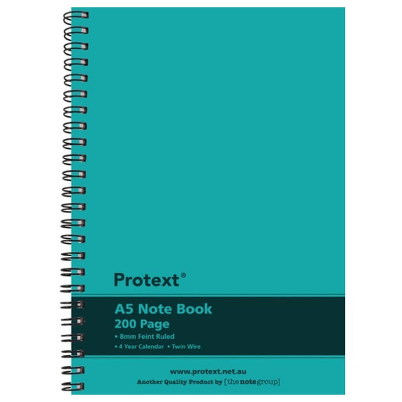 Protext Twin Wire Notebook 200 -sivua (A5)
