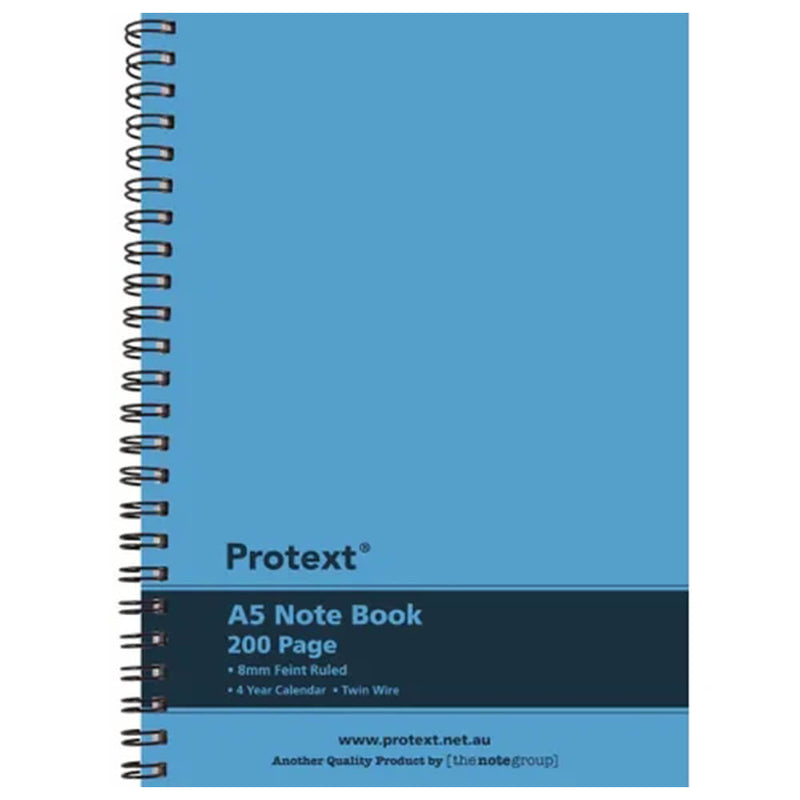 Protext Twin Wire Notebook 200 -sivua (A5)